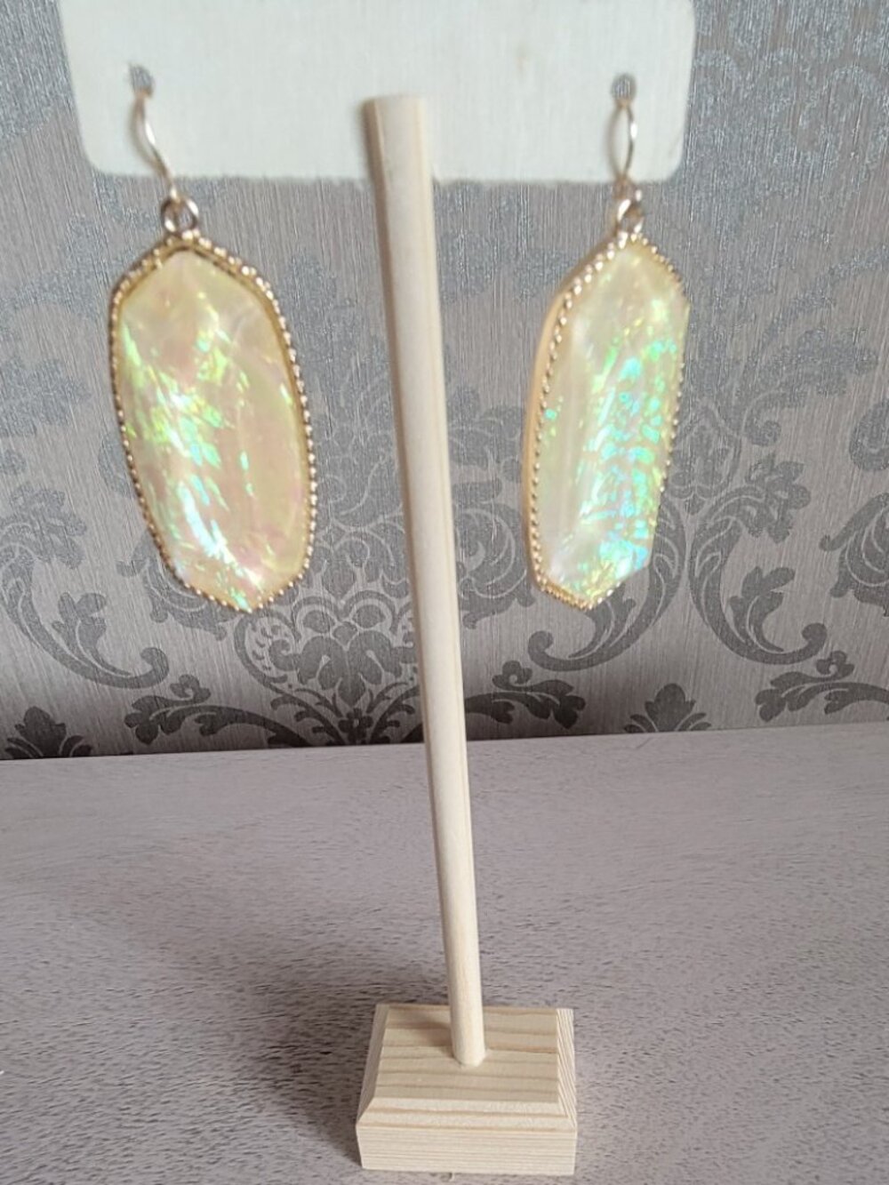 Mia Iridescent Opal Earrings